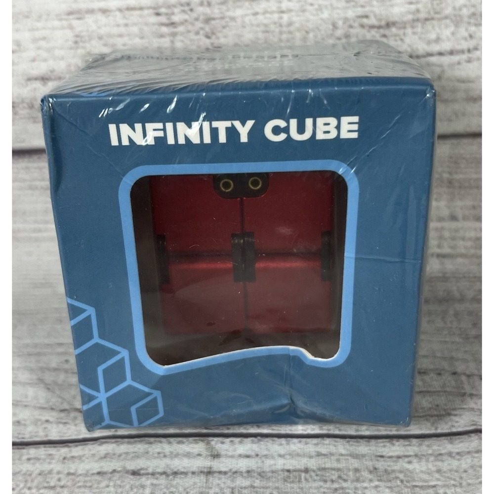 NIB Museum Of Illusions Infinity Cube Fidget‎ Toy Red Sealed LT-015